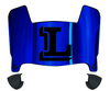 La Salle Explorers Mini Football Helmet Visor Shield w/ Clips - PICK VISOR & LOGO COLOR