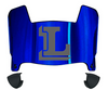 La Salle Explorers Mini Football Helmet Visor Shield w/ Clips - PICK VISOR & LOGO COLOR