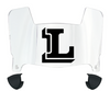 La Salle Explorers Mini Football Helmet Visor Shield w/ Clips - PICK VISOR & LOGO COLOR
