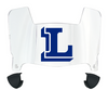 La Salle Explorers Mini Football Helmet Visor Shield w/ Clips - PICK VISOR & LOGO COLOR