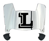 La Salle Explorers Mini Football Helmet Visor Shield w/ Clips - PICK VISOR & LOGO COLOR