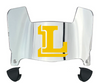 La Salle Explorers Mini Football Helmet Visor Shield w/ Clips - PICK VISOR & LOGO COLOR