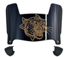 Lafayette Leopards Mini Football Helmet Visor Shield w/ Clips - PICK VISOR & LOGO COLOR