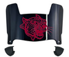 Lafayette Leopards Mini Football Helmet Visor Shield w/ Clips - PICK VISOR & LOGO COLOR