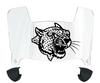 Lafayette Leopards Mini Football Helmet Visor Shield w/ Clips - PICK VISOR & LOGO COLOR