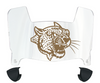 Lafayette Leopards Mini Football Helmet Visor Shield w/ Clips - PICK VISOR & LOGO COLOR