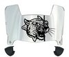 Lafayette Leopards Mini Football Helmet Visor Shield w/ Clips - PICK VISOR & LOGO COLOR