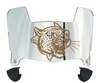 Lafayette Leopards Mini Football Helmet Visor Shield w/ Clips - PICK VISOR & LOGO COLOR