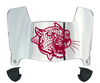 Lafayette Leopards Mini Football Helmet Visor Shield w/ Clips - PICK VISOR & LOGO COLOR