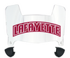 Lafayette Leopards Mini Football Helmet Visor Shield w/ Clips - PICK VISOR & LOGO COLOR