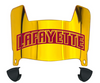 Lafayette Leopards Mini Football Helmet Visor Shield w/ Clips - PICK VISOR & LOGO COLOR