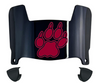Lafayette Leopards Mini Football Helmet Visor Shield w/ Clips - PICK VISOR & LOGO COLOR