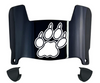 Lafayette Leopards Mini Football Helmet Visor Shield w/ Clips - PICK VISOR & LOGO COLOR