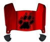 Lafayette Leopards Mini Football Helmet Visor Shield w/ Clips - PICK VISOR & LOGO COLOR