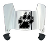 Lafayette Leopards Mini Football Helmet Visor Shield w/ Clips - PICK VISOR & LOGO COLOR