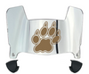 Lafayette Leopards Mini Football Helmet Visor Shield w/ Clips - PICK VISOR & LOGO COLOR