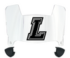 Lafayette Leopards Mini Football Helmet Visor Shield w/ Clips - PICK VISOR & LOGO COLOR