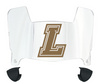 Lafayette Leopards Mini Football Helmet Visor Shield w/ Clips - PICK VISOR & LOGO COLOR