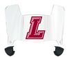 Lafayette Leopards Mini Football Helmet Visor Shield w/ Clips - PICK VISOR & LOGO COLOR