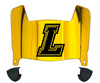Lafayette Leopards Mini Football Helmet Visor Shield w/ Clips - PICK VISOR & LOGO COLOR