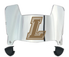 Lafayette Leopards Mini Football Helmet Visor Shield w/ Clips - PICK VISOR & LOGO COLOR