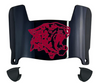 Lafayette Leopards Mini Football Helmet Visor Shield w/ Clips - PICK VISOR & LOGO COLOR