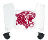 Lafayette Leopards Mini Football Helmet Visor Shield w/ Clips - PICK VISOR & LOGO COLOR