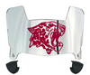 Lafayette Leopards Mini Football Helmet Visor Shield w/ Clips - PICK VISOR & LOGO COLOR