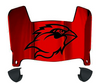 Lamar Cardinals Mini Football Helmet Visor Shield w/ Clips - PICK VISOR & LOGO COLOR