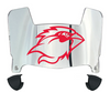 Lamar Cardinals Mini Football Helmet Visor Shield w/ Clips - PICK VISOR & LOGO COLOR
