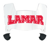 Lamar Cardinals Mini Football Helmet Visor Shield w/ Clips - PICK VISOR & LOGO COLOR