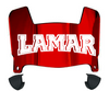 Lamar Cardinals Mini Football Helmet Visor Shield w/ Clips - PICK VISOR & LOGO COLOR