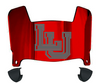 Lamar Cardinals Mini Football Helmet Visor Shield w/ Clips - PICK VISOR & LOGO COLOR
