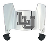 Lamar Cardinals Mini Football Helmet Visor Shield w/ Clips - PICK VISOR & LOGO COLOR