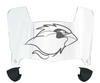 Lamar Cardinals Mini Football Helmet Visor Shield w/ Clips - PICK VISOR & LOGO COLOR