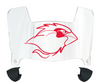 Lamar Cardinals Mini Football Helmet Visor Shield w/ Clips - PICK VISOR & LOGO COLOR