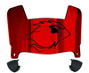 Lamar Cardinals Mini Football Helmet Visor Shield w/ Clips - PICK VISOR & LOGO COLOR