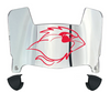Lamar Cardinals Mini Football Helmet Visor Shield w/ Clips - PICK VISOR & LOGO COLOR