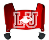 Lamar Cardinals Mini Football Helmet Visor Shield w/ Clips - PICK VISOR & LOGO COLOR
