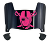 Oakland Raiders Limited Edition Mini Football Helmet Visor Shield w/ Clips - PICK VISOR & LOGO COLOR