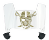 Oakland Raiders Limited Edition Mini Football Helmet Visor Shield w/ Clips - PICK VISOR & LOGO COLOR