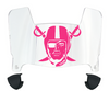Oakland Raiders Limited Edition Mini Football Helmet Visor Shield w/ Clips - PICK VISOR & LOGO COLOR