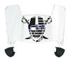 Oakland Raiders Limited Edition Mini Football Helmet Visor Shield w/ Clips - PICK VISOR & LOGO COLOR