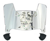 Oakland Raiders Limited Edition Mini Football Helmet Visor Shield w/ Clips - PICK VISOR & LOGO COLOR