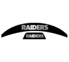 Las Vegas Raiders MIDI Mid Size SpeedFlex Football Helmet Front & Back Bumper Decal Set - Pick Color
