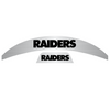 Las Vegas Raiders MIDI Mid Size SpeedFlex Football Helmet Front & Back Bumper Decal Set - Pick Color