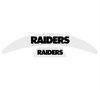 Las Vegas Raiders MIDI Mid Size SpeedFlex Football Helmet Front & Back Bumper Decal Set - Pick Color