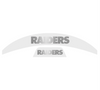 Las Vegas Raiders MIDI Mid Size SpeedFlex Football Helmet Front & Back Bumper Decal Set - Pick Color