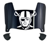 Las Vegas Raiders Mini Football Helmet Visor Shield w/ Clips - PICK VISOR & LOGO COLOR