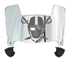 Las Vegas Raiders Mini Football Helmet Visor Shield w/ Clips - PICK VISOR & LOGO COLOR